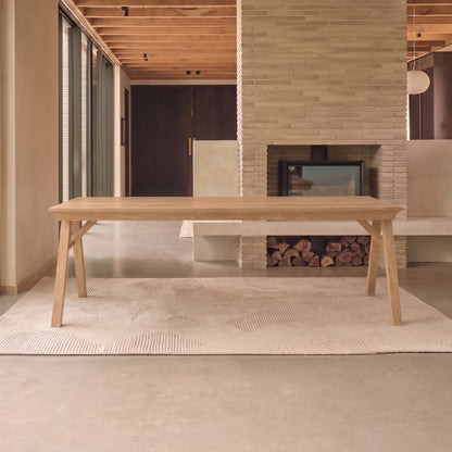 Sabina 160-240cm Pale Oak Extending Dining Table