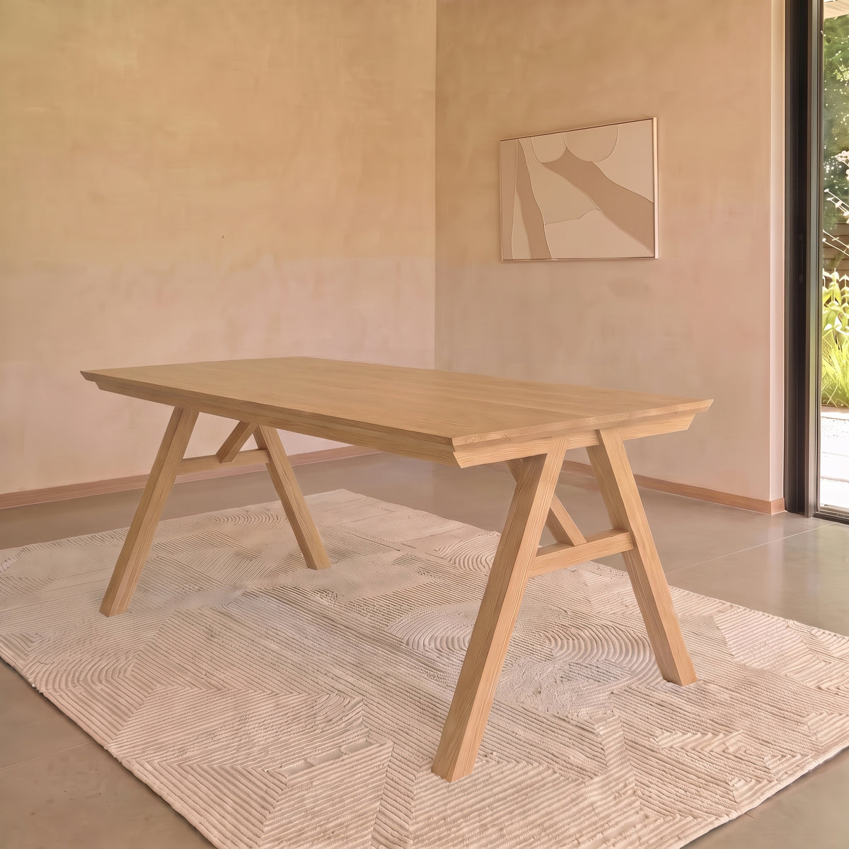 Sabina 160-240cm Pale Oak Extending Dining Table