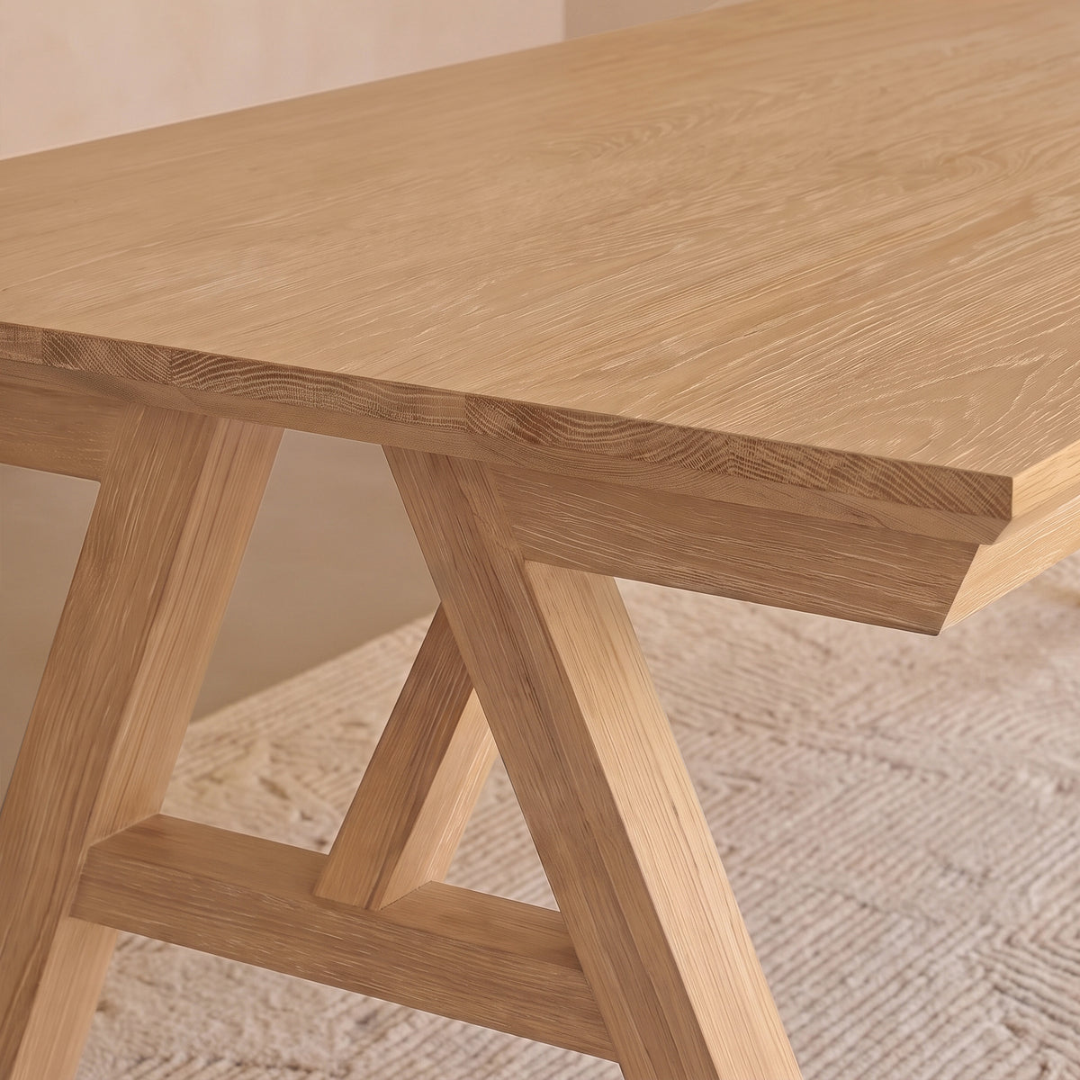 Sabina 160-240cm Pale Oak Extending Dining Table