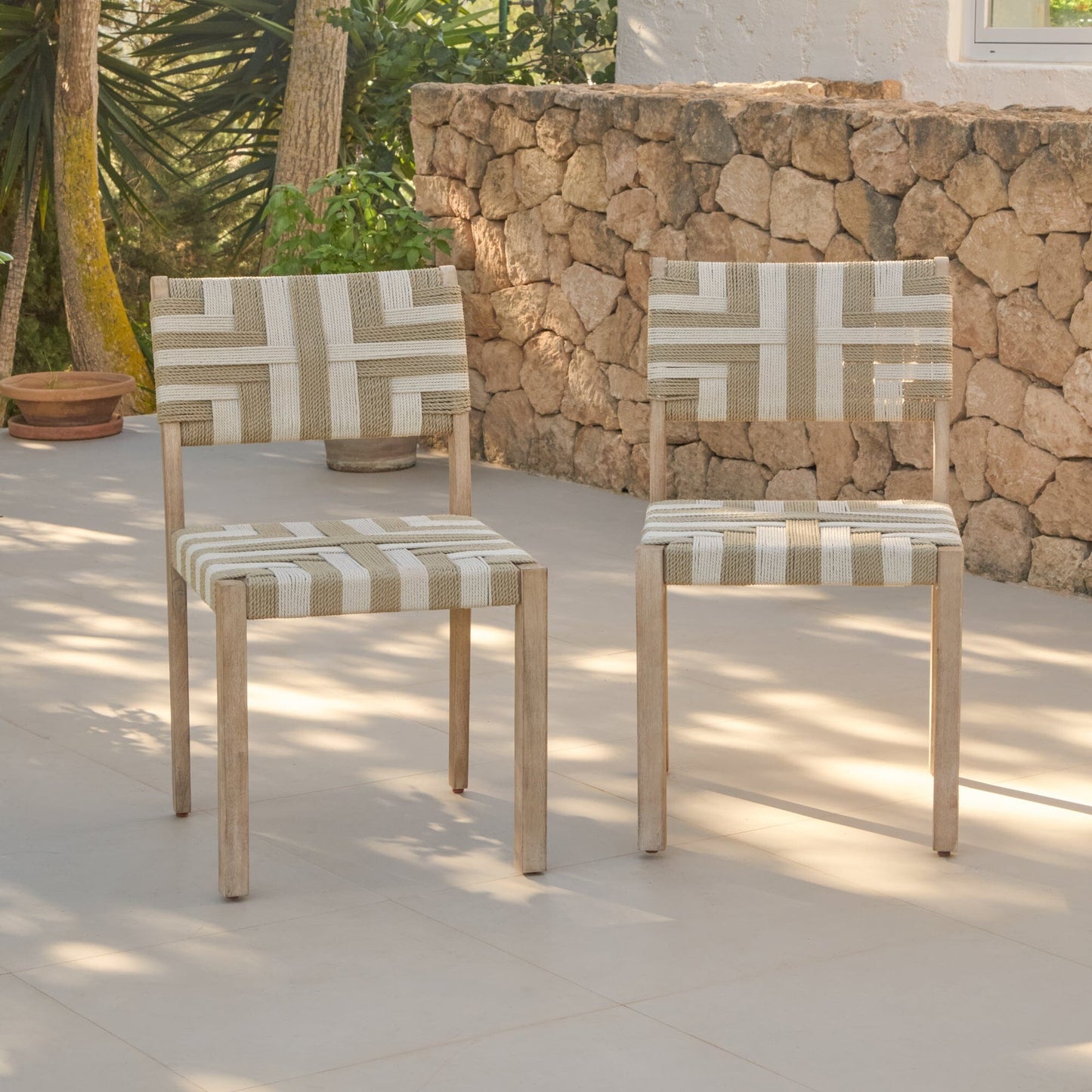 2 Saffron Dining Chairs - Laura James 