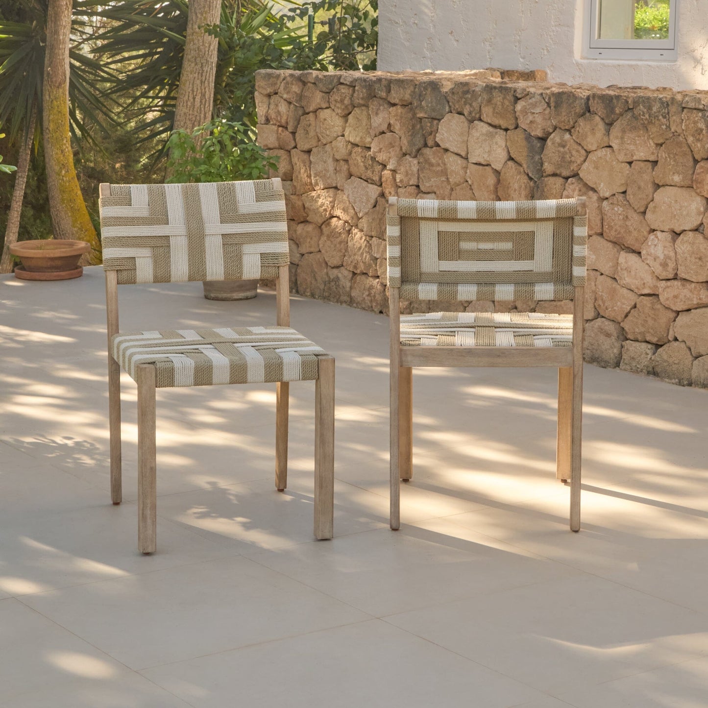 2 Saffron Dining Chairs - Laura James 