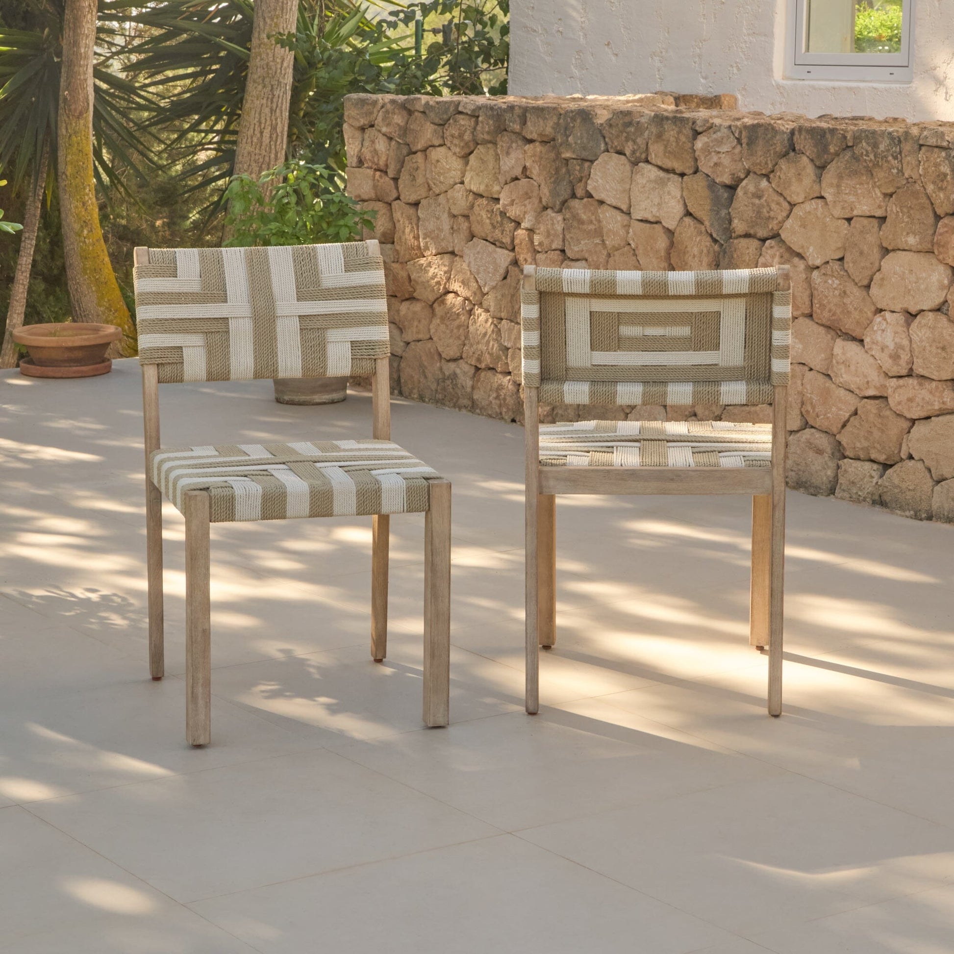 2 Saffron Dining Chairs - Laura James 