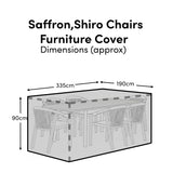 Saffron with Shiro Chairs Furniture Cover -  Laura James