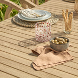 Saffron 6 Seater Extending Wooden Garden Dining Set with Shiro Chairs - Laura James