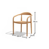 Sasha Wooden Garden Chairs - Set of 2 - Laura James
