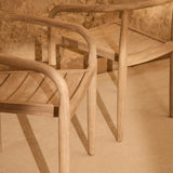 Sasha Wooden Garden Chairs - Set of 2 - Laura James