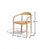Sasha Wooden Garden Chairs - Set of 2 - Laura James