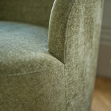Sawyer 68cm Swivel Armchair - Moss Green - Laura James