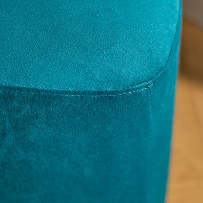 Sawyer 68cm Swivel Armchair - Deep Teal - Laura James