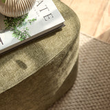 Sawyer 68cm Swivel Armchair & Alder 45cm Footstool - Moss Green - Laura James