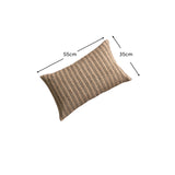 Seaton 35x55cm Cushion Cover - Natural and Mustard - Laura James 