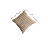 Seaton 45x45cm Cushion Cover - Natural and Mustard - Laura James 