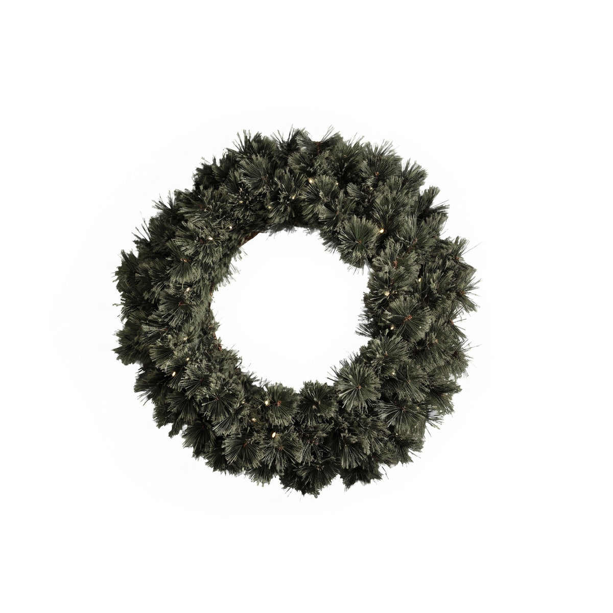 Sel 63cm Fir Wreath with LED Lights