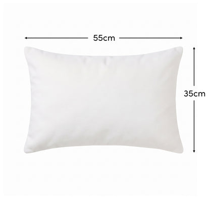Yelden 35x55cm Chalk White Boucle Scatter Cushion with Inner