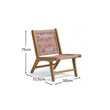 Seren Pink Rope Occasional Garden Chair - Laura James