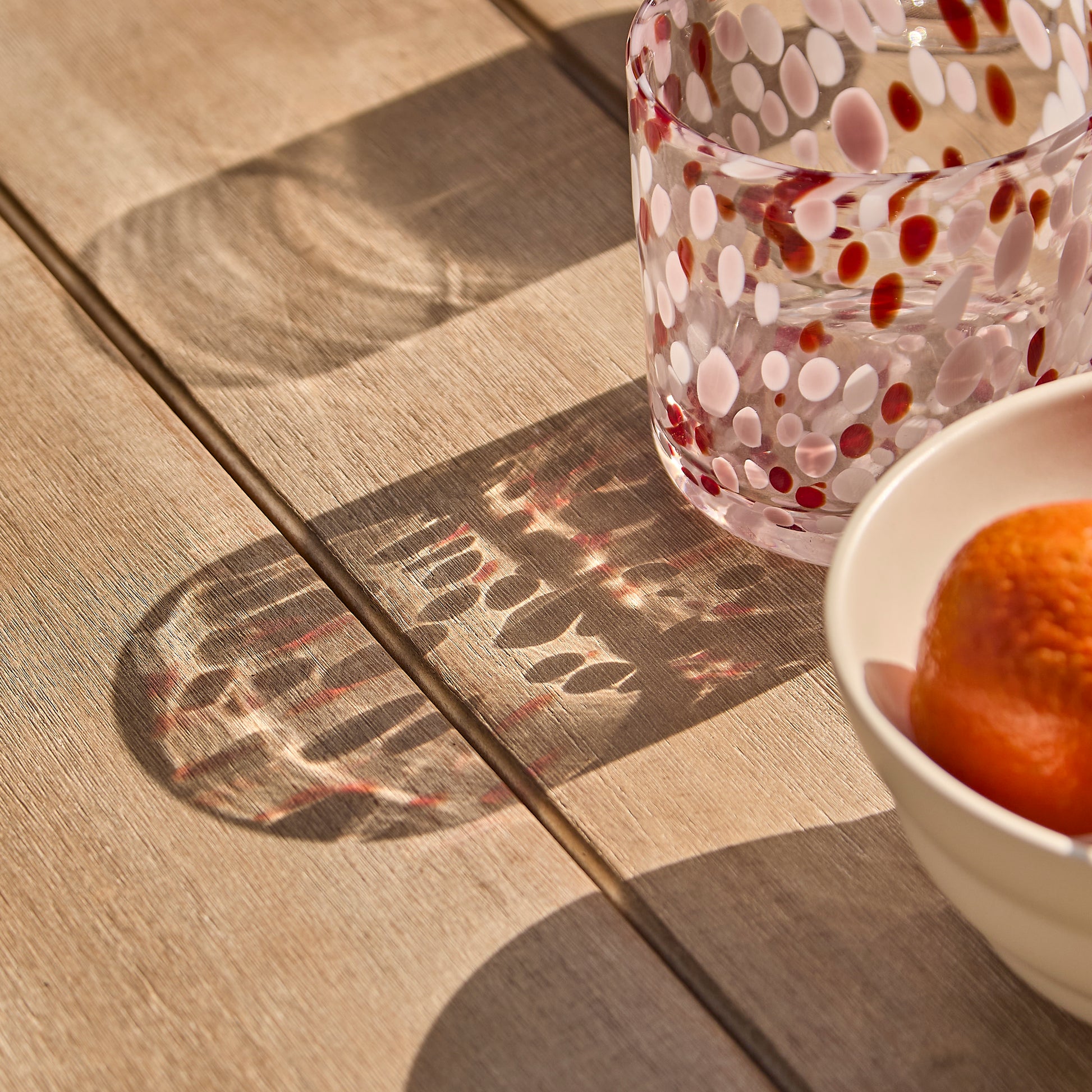 Shiro 6 Seater Wooden Garden Dining Set with 2 Shiro Benches & 2 Shiro Chairs - Pink Rope - Laura James
