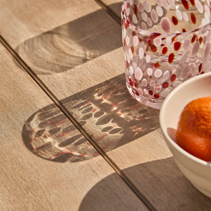 Shiro 6 Seater Wooden Garden Dining Set with 2 Shiro Benches & 2 Shiro Chairs - Pink Rope - Laura James