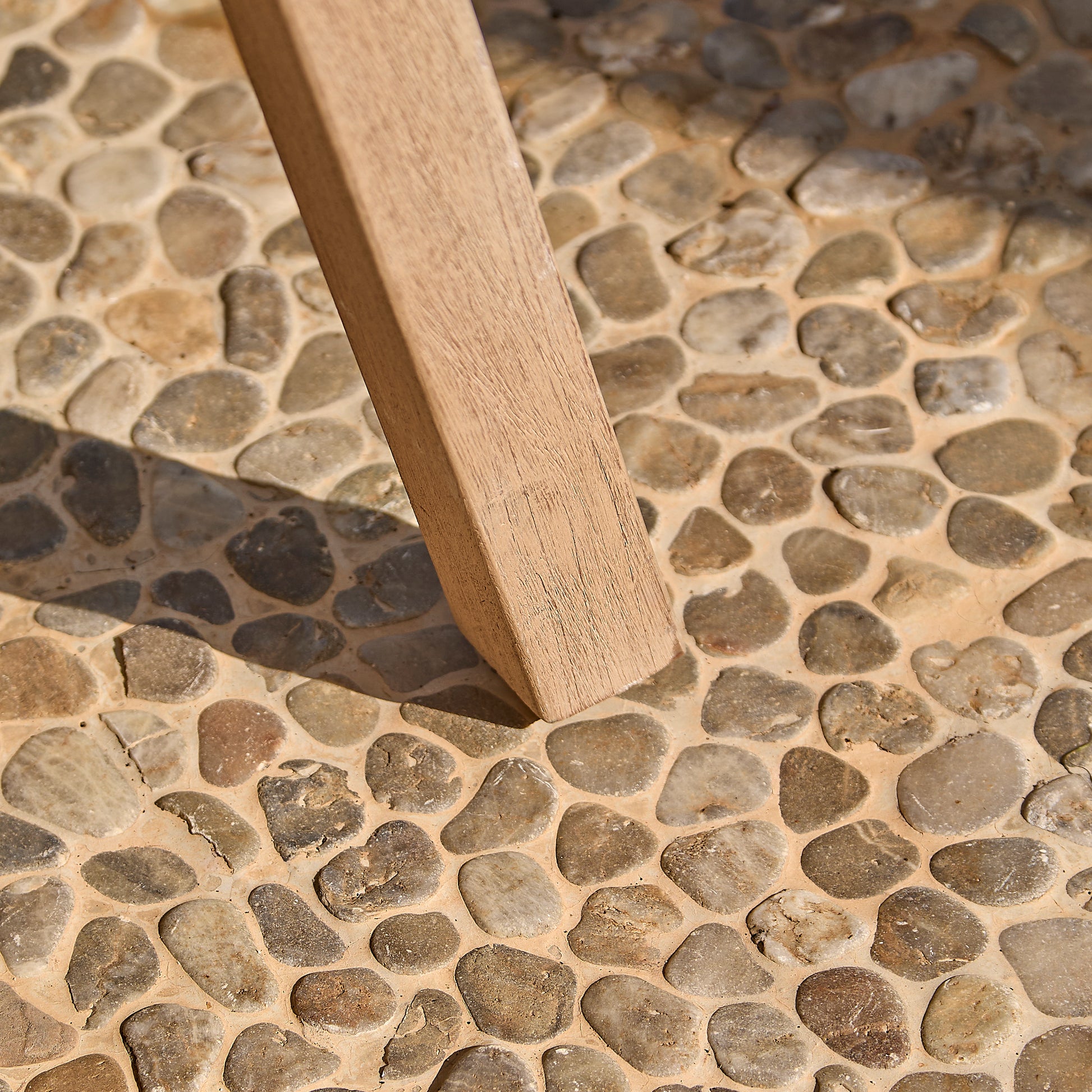 Shiro 6 Seater Wooden Garden Dining Set with 2 Shiro Benches & 2 Shiro Chairs - Navy Rope - Laura James