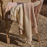 Shiro Pink Rope Wooden Garden Chairs - Set of 2 - Laura James