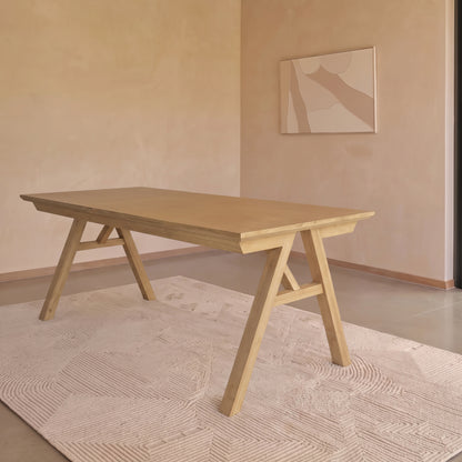 Sabina 160-240cm Pale Oak Extending Dining Table