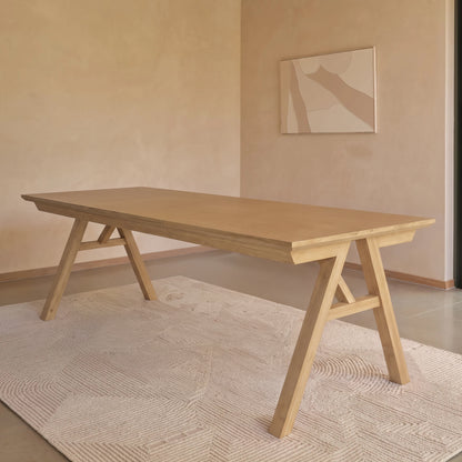 Sabina 160-240cm Pale Oak Extending Dining Table