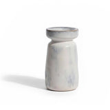 Sintra Ceramic 22.5cm Candle Holder - Cornflower Reactive Glaze - Laura James