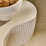 Sohan 84cm Kidney Coffee Table - Set of 2 - Sand - Laura James