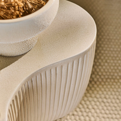Sohan 84cm Kidney Coffee Table - Set of 2 - Sand - Laura James
