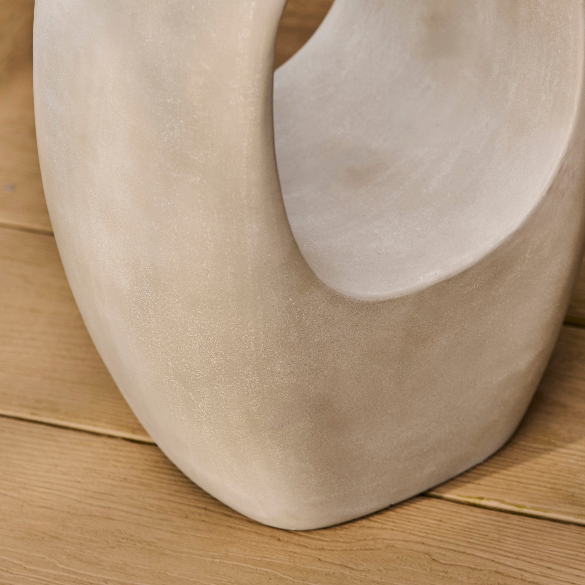 Sohan Concrete Garden Side Table - Sand