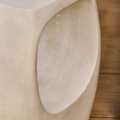 Sohan Concrete Garden Side Table - Sand