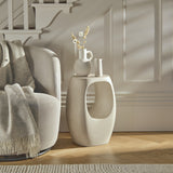 Sohan 32cm Side Table - Sand Concrete - Laura James