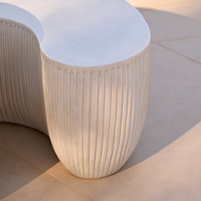 Sohan 61cm Kidney Coffee Table - Sand - Laura James