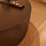 Sohan Kidney Garden Coffee Table - Lava Black - 84cm - Laura James