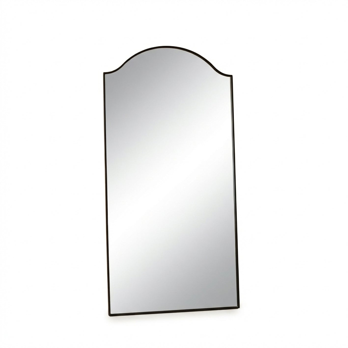 Soho 180x90cm Metal Mirror - Black - Laura James