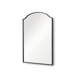 Soho 100x70cm Metal Mirror - Black - Laura James 