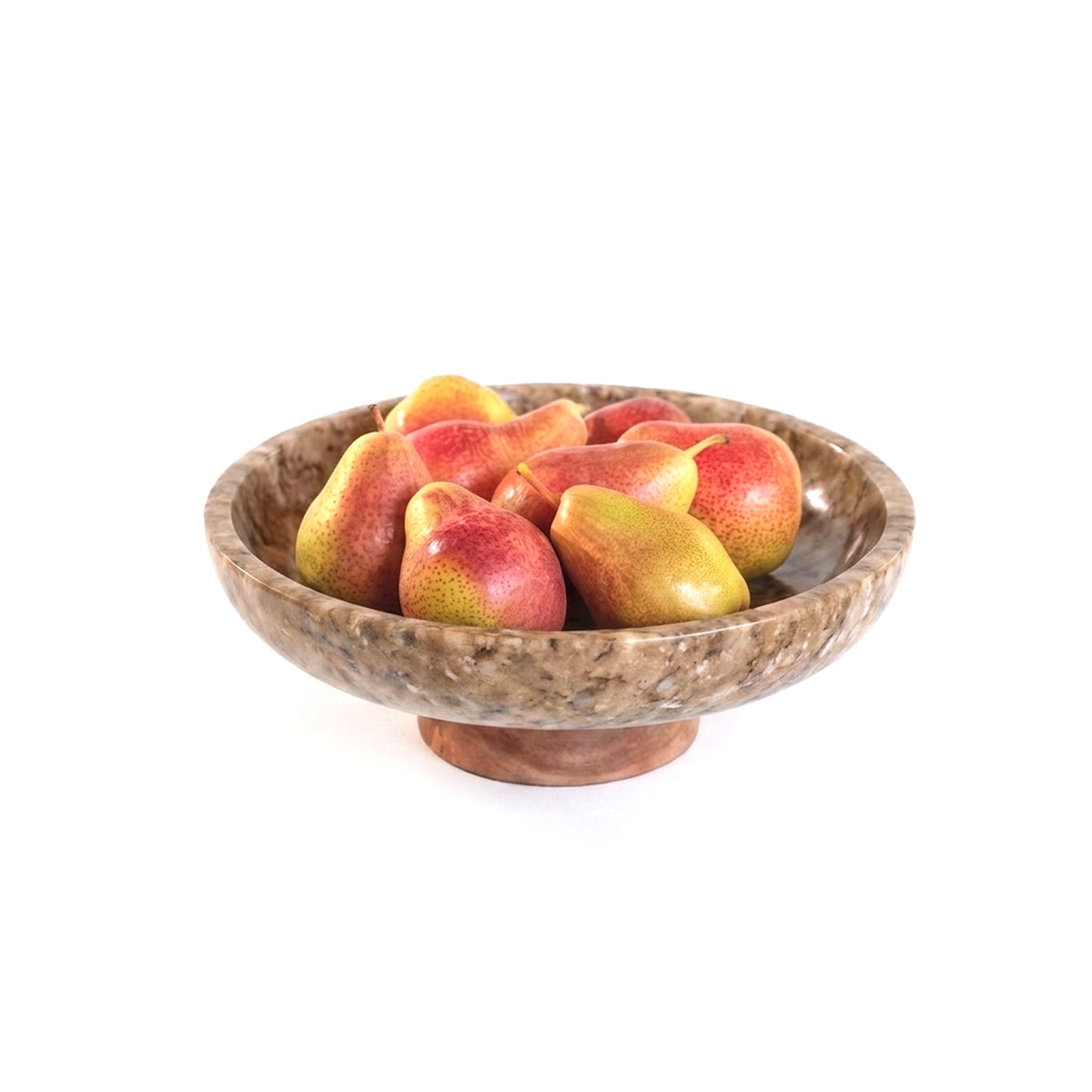 Spello 30cm Bowl - Beige Marble - Laura James 