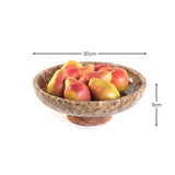 Spello 30cm Bowl - Beige Marble - Laura James 