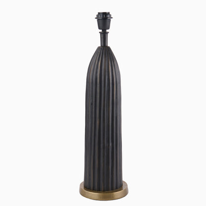 Stedham 52cm Metal Table Lamp Base - Black & Gold - Laura James 