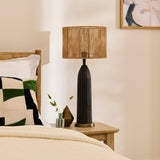 Stedham 52cm Metal Table Lamp Base - Black & Gold - Laura James