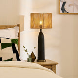 Stedham 52cm Metal Table Lamp Base - Black & Gold - Laura James
