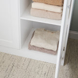 Stevie 3 Door Wardrobe -  White - Laura James 