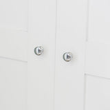 Stevie 3 Door Wardrobe -  White - Laura James 