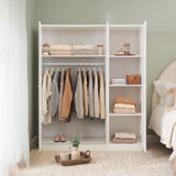 Stevie 3 Door Wardrobe - White - Laura James 