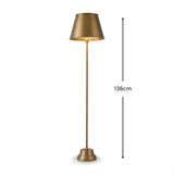 Stowe 136cm Metal Floor Lamp With Shade - Laura James