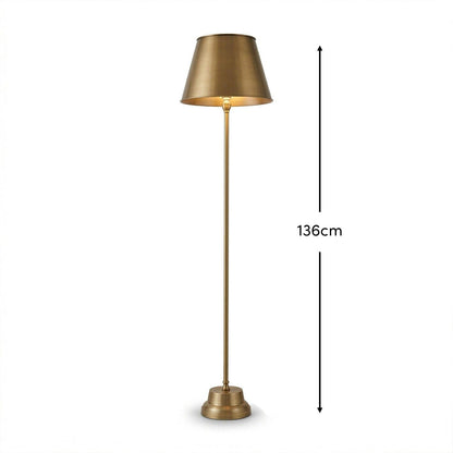 Stowe 136cm Metal Floor Lamp With Shade - Laura James