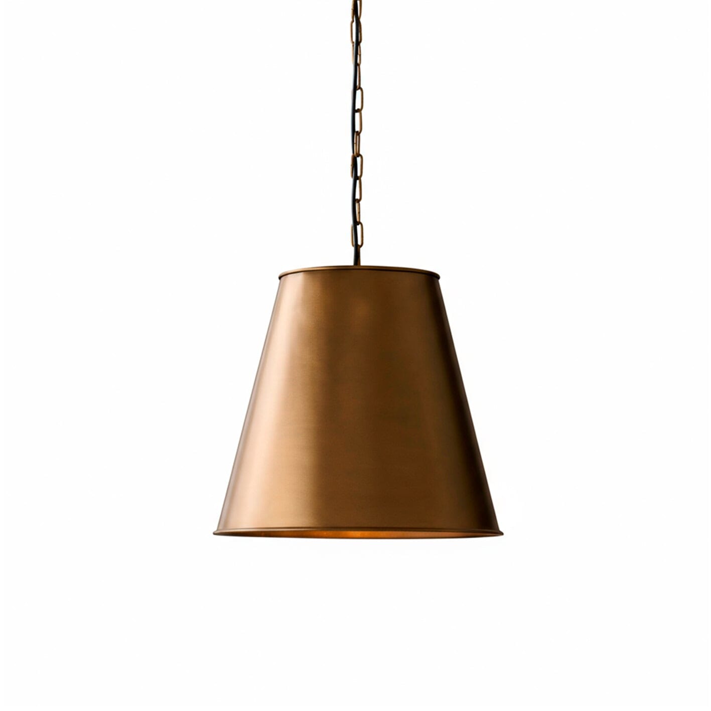 Stowe Metal Pendant Light - Gold - Laura James 