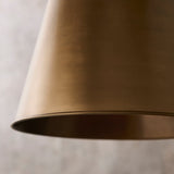 Stowe Metal Pendant Light - Gold - Laura James 