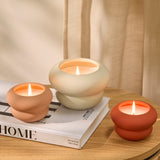 Surbiton_Single_Wick_13cm_Ceramic_Candle_Oud_Wood_and_Rose_Scent_in_Clay-2 - Laura James