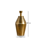 Thurlestone 29cm Metal Lamp Base - Gold - Laura James 