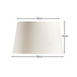 Coningsby Cotton White Lamp Shade - 30cm